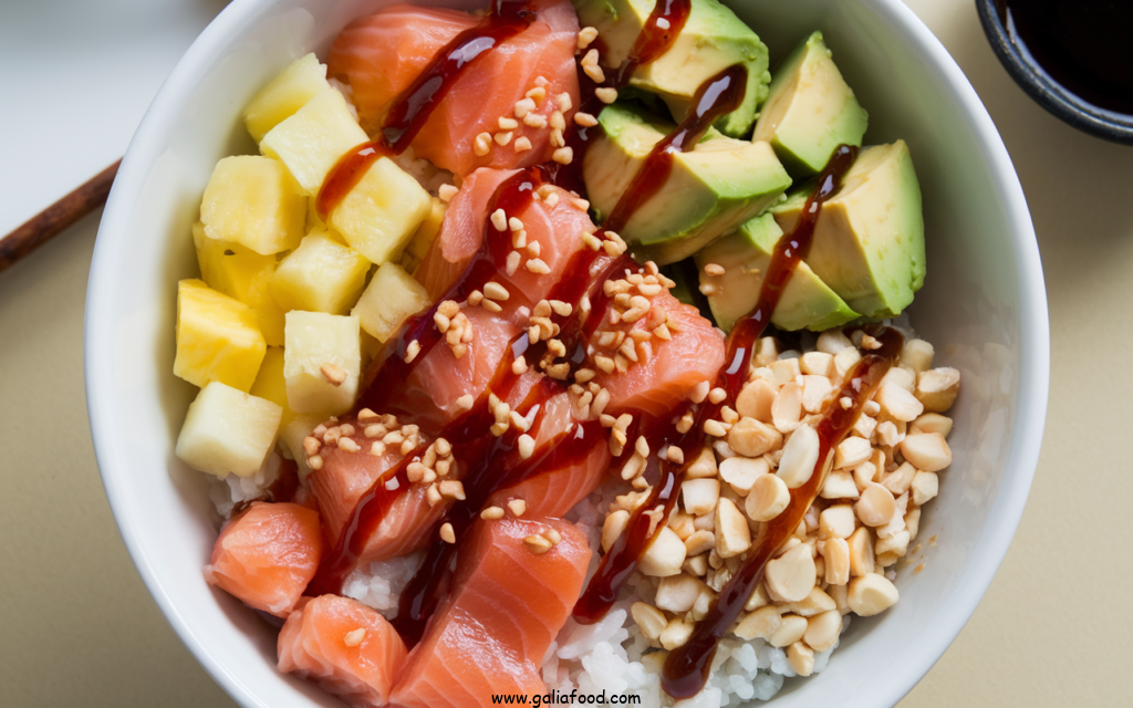 Hawaiian salmon poke recipe