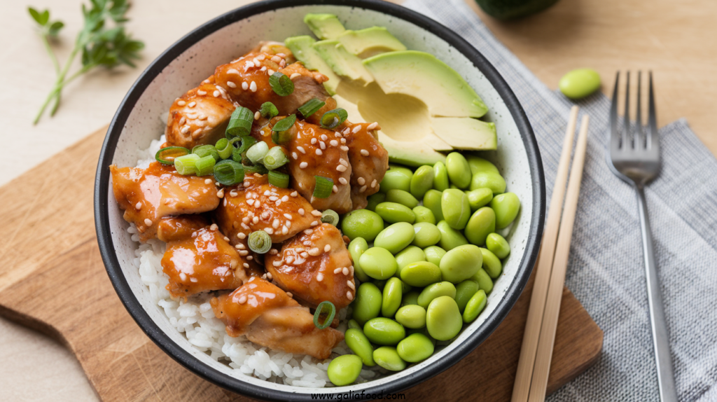 Terriyaki salmon poke recipe