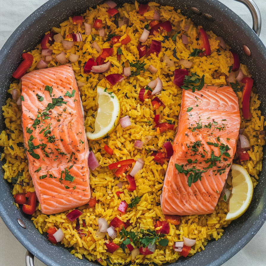 one pot salmon and rice recipe