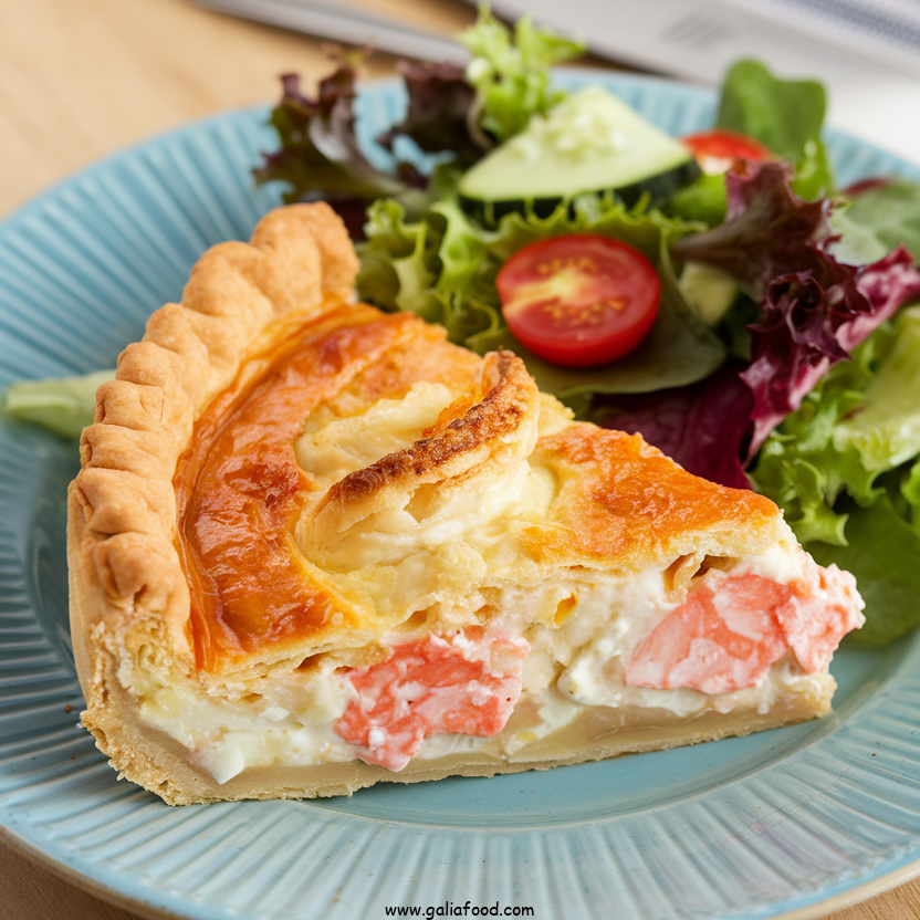 slice of crab quiche recipe 