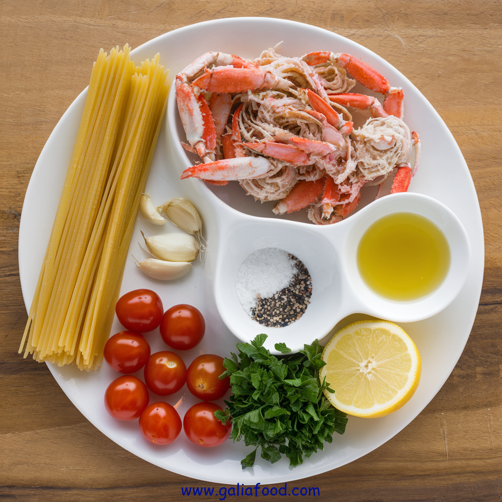 ingredients crab pasta recipe