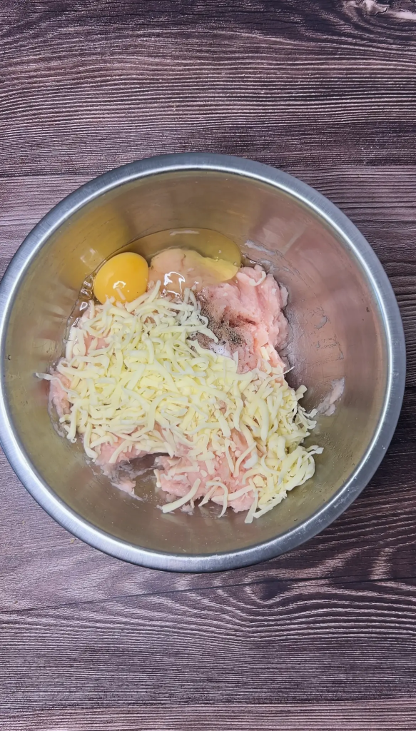 mix chicken crust pizza dough