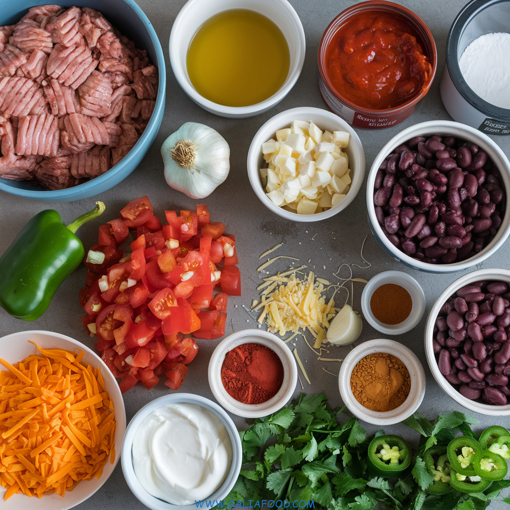 ingredients ground chicken chili recipe