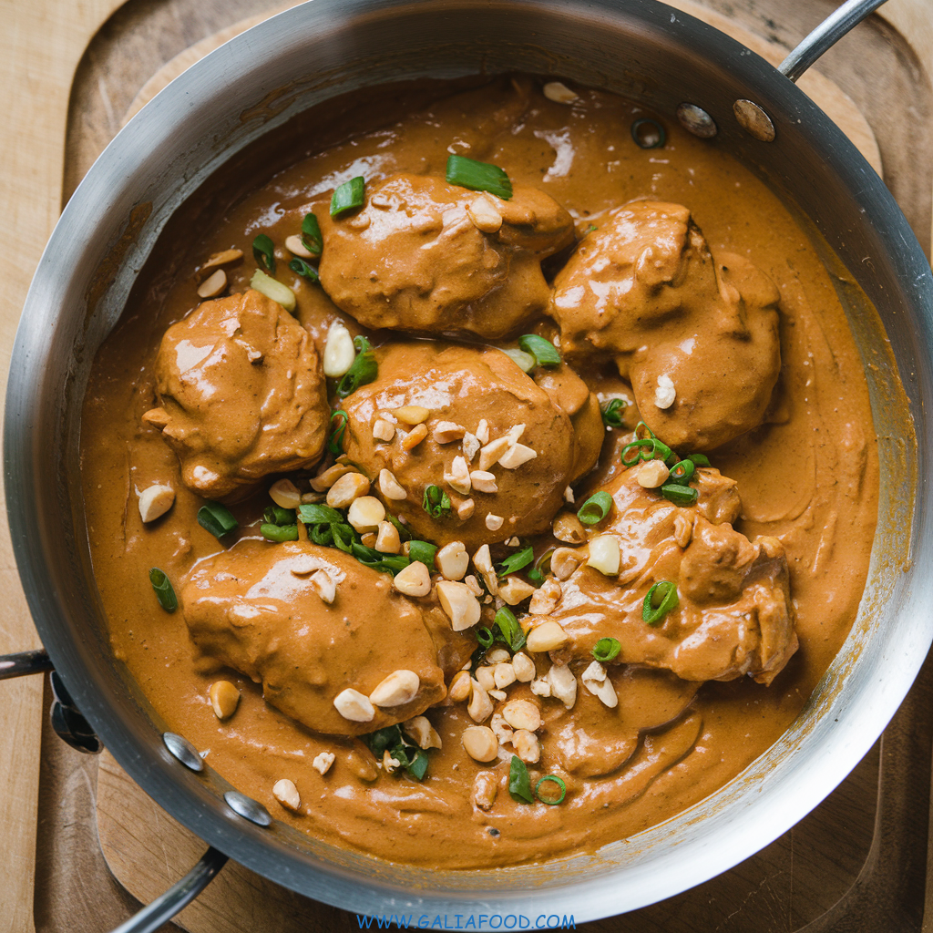 chicken with peanut butter recipe